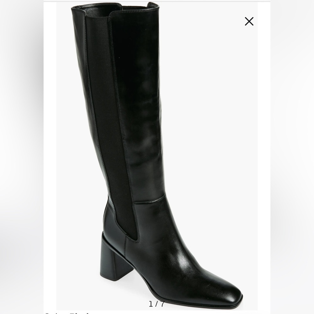 Elegant Black Knee-High Women's Boots
